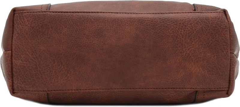 Alyssa Hobo Shoulder Bag with Big Snap Hook Hardware - Image 3